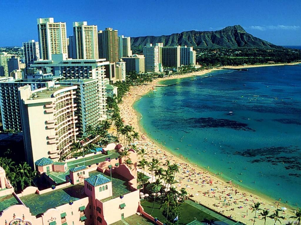 Тихий океан у берегов Гавайи.