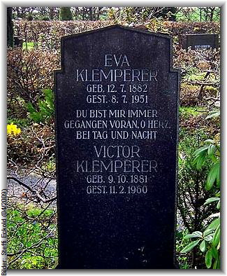 Могила Клемперера Виктора.