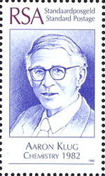 Марка, посвящённая Клугу Аарону.