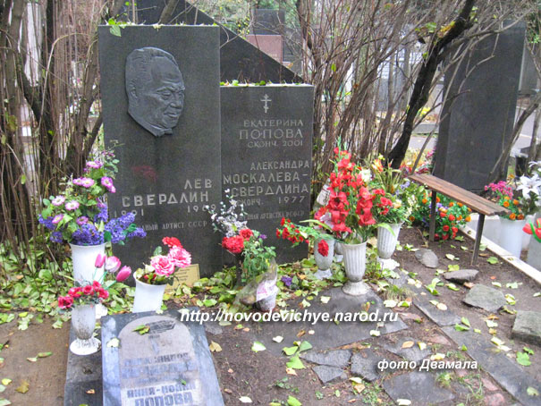 Могила Свердлина Льва.