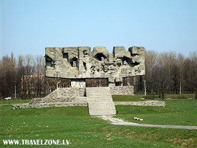 Мемориал концлагеря Майданек.